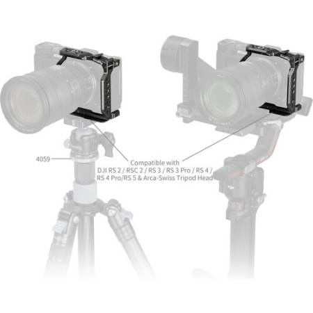 SmallRig 5905 - półklatka do Nikon ZR (HawkLock, Arca, Quick Release, NATO) - kompatybilność